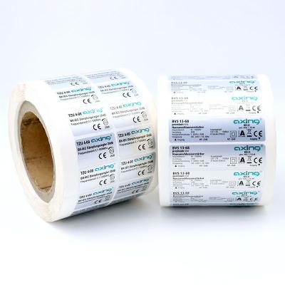 China Custom Waterproof Waterproof Vinyl Cosmetic Labels for sale