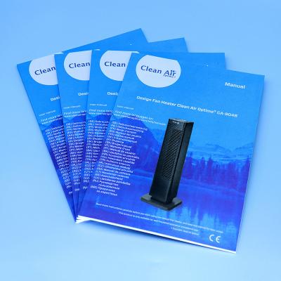 China Custom Manual Custom Printed Brochure Product Instruction Manual For Small Appliances for sale