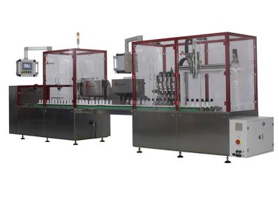 China 50 Pieces / Min Auto Lotion Filling And Capping Machine , product Length 70-160mm for sale