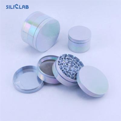 China Portable Custom Metal Smoke Logo 4 Layer Herbal Grinder Wholesale Smoking Tobacco Grinder Accessories For Weed for sale