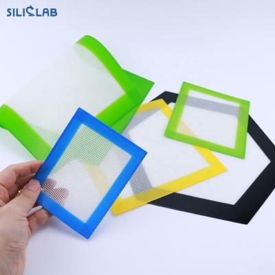 China Free Sample Silicone Smoke Mat Tobacco Leaf Stocked Logo Printing Custom Wax Mat Smoking Accessories for sale