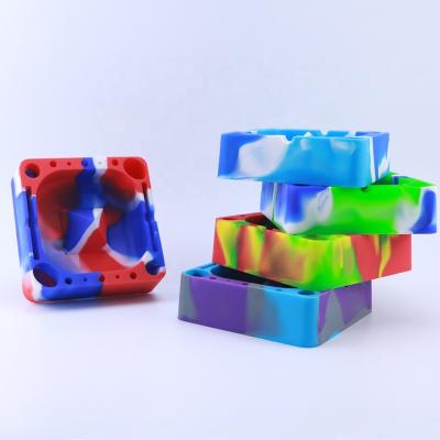 China Factory Wholesale High Quality Silicone Accessories Multifunctional Colorful SILICLAB Ashtray for sale