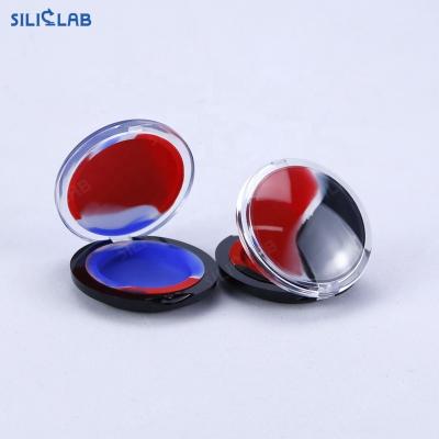 China Custom Logo Silicone Wax Containers 6ml High Yield Acrylic Tobacco Shop Products Tobacco Shop Products Plastic Case Wax Storage Smoking Acrylic Jar for sale