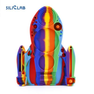 China Wholesale Smoking Accessories Multifunctional Silicone Rocket Wax Herb Tray from SILICONE SILICLAB Manufacturer for sale