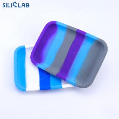 China Portable Tobacco Tray Platinum Cured Silicone Smoking Products Dry Smoking Accessories Smoking Tray for sale