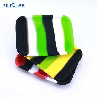 China Silicone Manufacturer Wholesale Smoking Shop Products Small Rollable Silicone Smoking Accessories Silicone Smoking Tray SILICLAB for sale