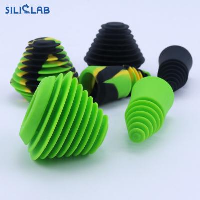 China Wholesale High Quality Manufacturer Silicone Viable Water Bottle Tool Siliclab Cleaning Sleeve 3 Part Silicone Plug for sale