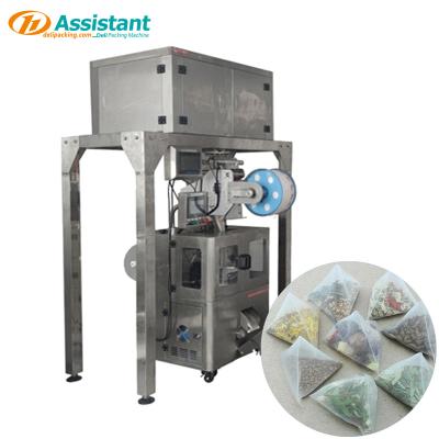 China GARMENT YD-169 Automatic Nylon Triangle Herbal Pyramids Tea Bags Inner Outer Tea BagPacking Machine for sale