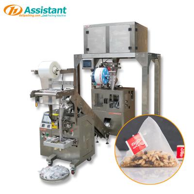 China CLOTHING in stock easy to use triangle pyramid nylon tea bag packing machine with envelope for sale