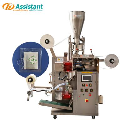 China Food Dip Tea Bag Mixing And Packaging Machine Cost Square Automatic Tea Bag Packing Machine With Outer Plastic Bag DL-6CYD-10W for sale