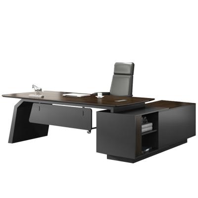 China PANEL Office Design Modern Design Customized L Shaped CEO / Executive Wooden Desk Working MDF Desk for sale