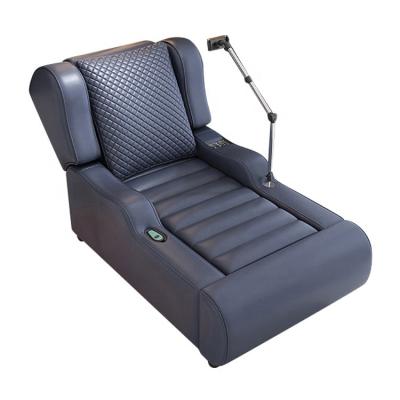 China Modular Leisure Sofa Luxury Lounge Chair Extended Leather Massage Salon Chair for sale