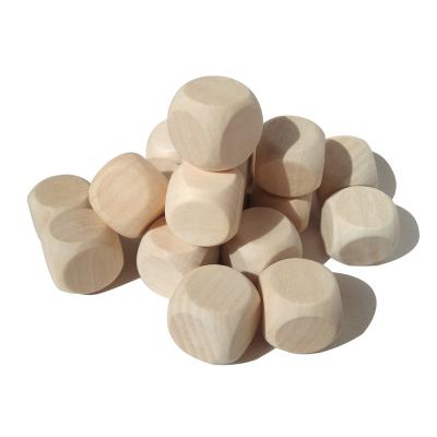 China Sale Birect Board Game Table Dice Rune Fashionable White Polyhedral Light Yellow Dice Set Wooden Dnd Dice Set for sale