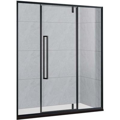 China Ningjie Modern Single Shower Compartment Glass Shower Door for sale