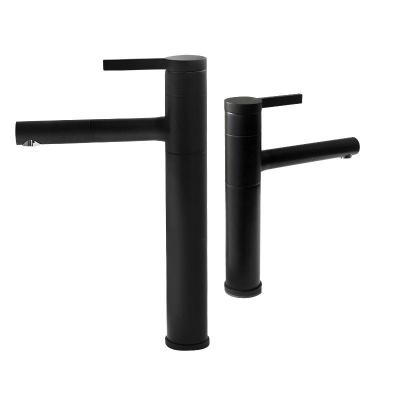 China New Design Black Color Water Basin Faucets Metered Detachable Faucet for sale