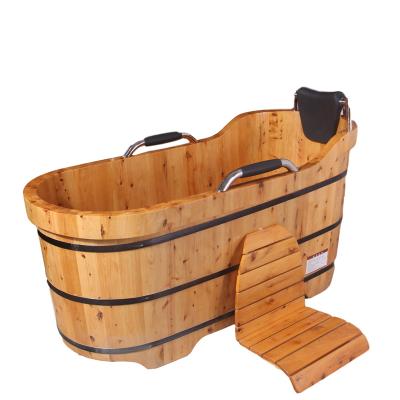 China Foshan Ningjie Freestanding Bathtub Wooden Bathtub for sale