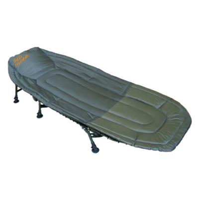 China Foldable Furniture Bed Chair Fishing Foldable Padded Steel Frame For Outdoor And Fishing for sale