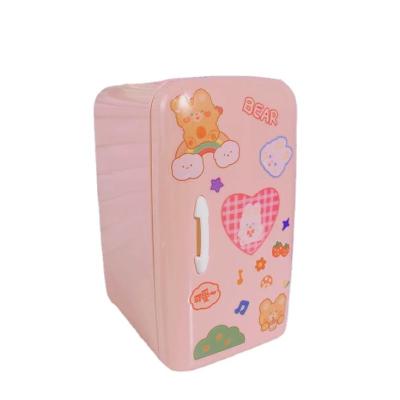 China Creative Student Kawaii Stationery Pen Holder Multifunctional Pen Holder Storage Cartoon Refrigerator Case for sale