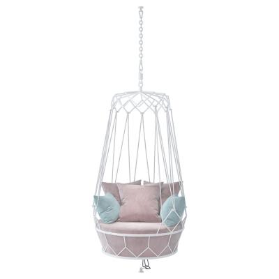 China Good Quality Low MOQ Fashion Art Design Swing Chair Modern Outdoor Balcony Hanging Chair for sale