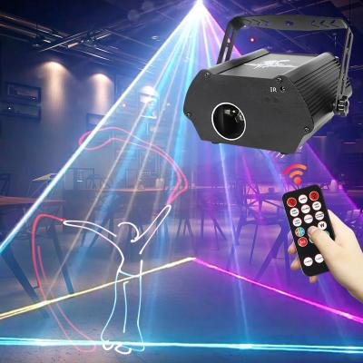 China Remote Control Mini Animation Laser Lamp LED Flashlight Voice Control Residential Stage Lamp for KTV Bar for sale