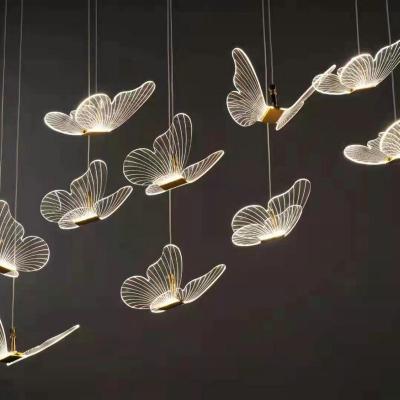 China Modern Atmosphere Lamps Indoor LANDSCAPE Butterfly For Home Wedding Decoration LED String Light for sale