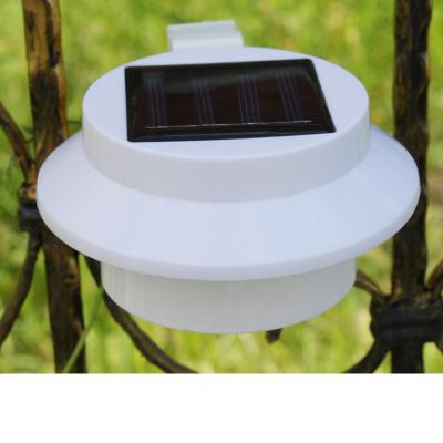 China Residential Hot Sale Solar Wall Light Fence Lamp 3 Led Outdoor Waterproof Fence Sink Garden Landscape Lighting for sale