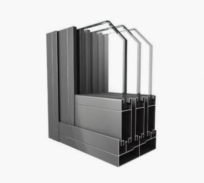 China Decorations 76 Series Window Profile Aluminum Folding Aluminum Profile For Windows for sale