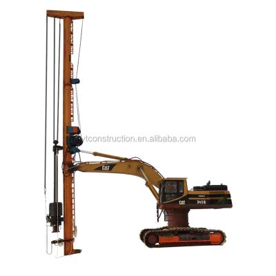 China Pile Drive Excavator Ram With Pile Hammer And Diesel Pile Head For Resort Project for sale