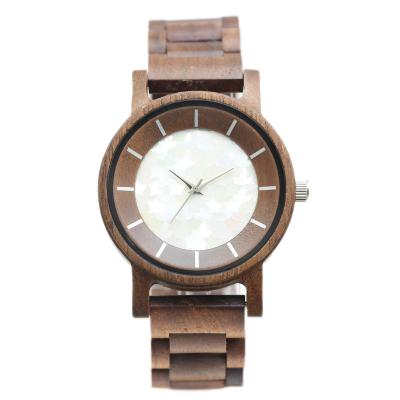 China Wholesale Splash Proof Handcrafted Minimalist Custom Dial Mens Natural Wood Wrist for sale