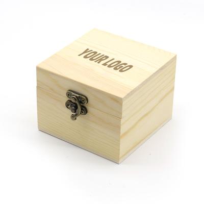 China Factory Price Wholesale Handmade Logo Wood Watch Box Packaging Custom for sale