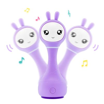 China Funny Sound Smart Baby Rattle Baby Music Player Electronic Study Alilo Baby Gift Educational Talking Toy for sale