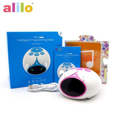 China Cute Interactive Smart Children's Robot Alilo Hobby RC Intelligent Smart Toys Children's Electric Remote Control Car for sale