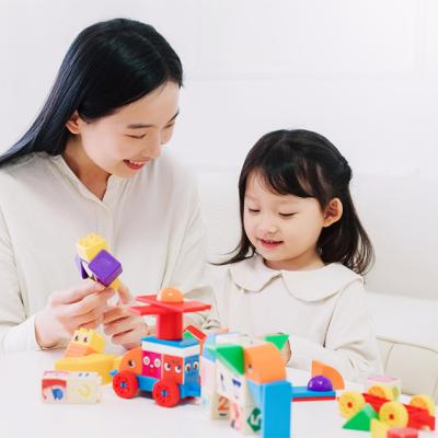 China Building Toy Alilo New Kids Learning Toys Early Education Big Children Building Plastic Animals Set Magnetic Building Blocks For Children for sale