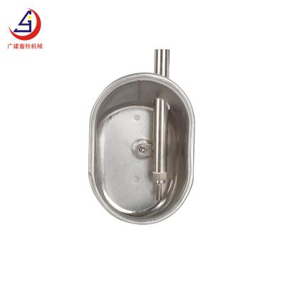 China Durable and Health Stainless Steel High Quality Pig Ss304 Oval Small Waterer Cattle Drinking Water Tank for sale