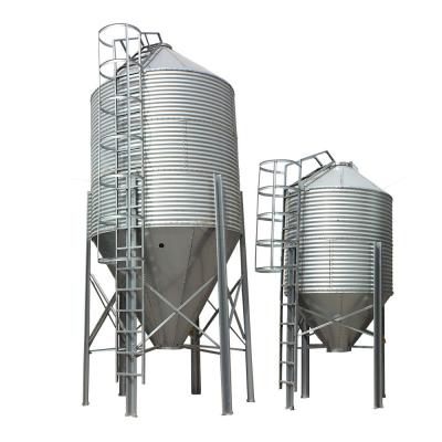 China 2021 New Bolts Agriculture Industry Hog Feed Assembly Poultry Farm Silo Steel Silo Feeding System For Grain Storage Pig Silo for sale