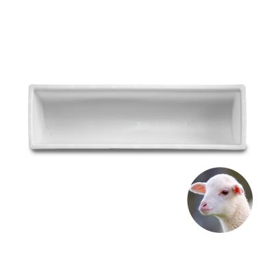 China Savings Multiplying Cost Wholesale Black Plastic Feeding Bowl For Sheep Manufacturing Cattle Sheep Plastic Feeder For Sale for sale