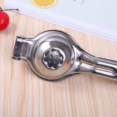 China Hot Selling Stainless Steel Viable Lemon Squeezer Stainless Steel Kitchen Instruments Manual Hand Press Juice Squeezer for sale