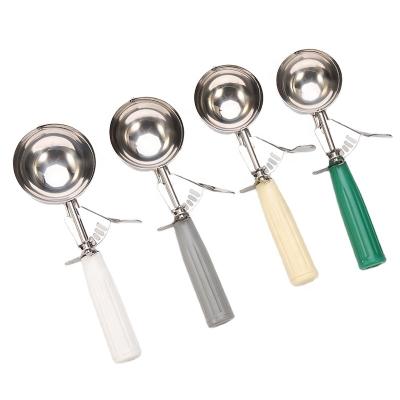 China Viable Cookie Scoop Set Ice Cream Scoop Set 3 PCS 18/8 Stainless Steel Ice Cream Scoop Trigger for sale