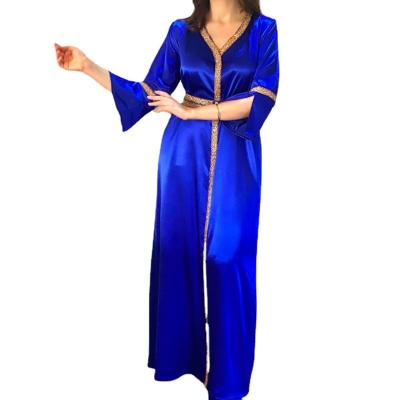 China Modest Muslimah Styling Dubai Kaftan Evening Islamic Clothing Muslim Dresses for sale