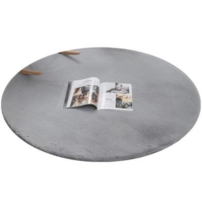 China Home Decoration Soft Rabbit Fur Rugs And Blankets Washable For Large Living Room Floor Mats for sale