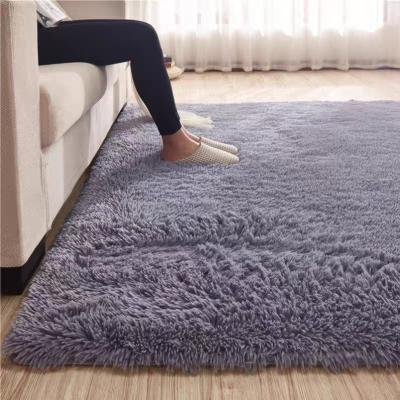 China Washable modern style fluffy rugs and blankets for living room rug home decoration for sale