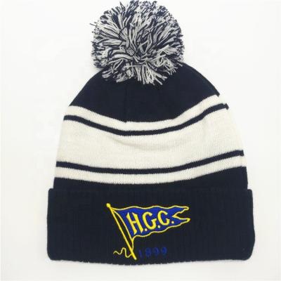 China JOINT Custom Knitted Beanie With Logo Embroidery Hat for sale