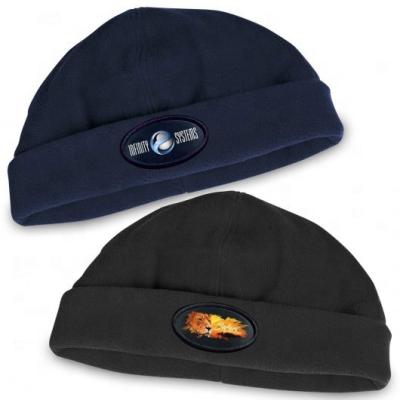 China JOINT Custom Branded Fleece Beanies for sale