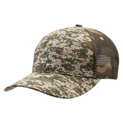 China COMMON Custom Logo Digital Camouflage Mesh Trucker Hat for sale