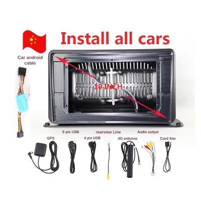 China Universal truck dash frame 10inch autoradio frame AI radio accessories jia radio navigation multimedia player android car dvd for sale