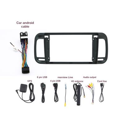 China Car Radio Frame AI jia Video Fascia Tuning Kit Screen Panel Plate Holder Car Stereo Radio Multimedia For ZHONGHUA Junjie 2006-2012 9INCH for sale