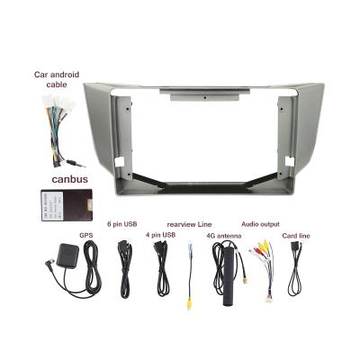 China Android Stereo Dash Navigation Car Radio AI Frame Jia Interface Bracket Panel Car Radio Visual Fascia For Lexus RX300/RX330/RX350 9INCH for sale