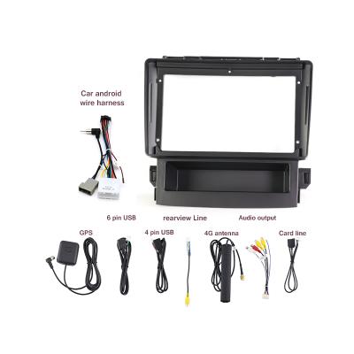 China Jia of car radio frame AI multimedia radio dvd tuning kit facia car stereo audio frame for SUBARU IMPREZA 2017-2020/FORESTIER 9INCH instalacion for sale