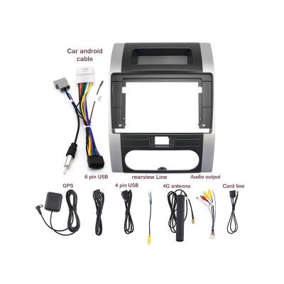 China Car radio frame AI jia car dash panel wire harness head unit installation navigation visual view for 2008 Nissan-X-Trail/CEFIRO MX6 10INCH for sale