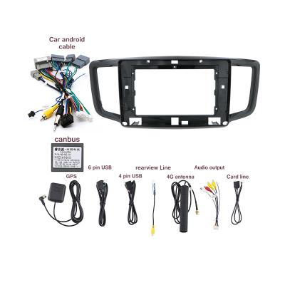 China Car radio frame AI jia car recorder Android DVD dash panel canbus multimedia navigation visual view for HONDA ODYSSEY 2015 10INCH for sale